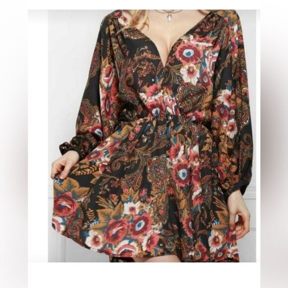 Free People High Plains Printed Boho Dress Size XS - Picture 1 of 7